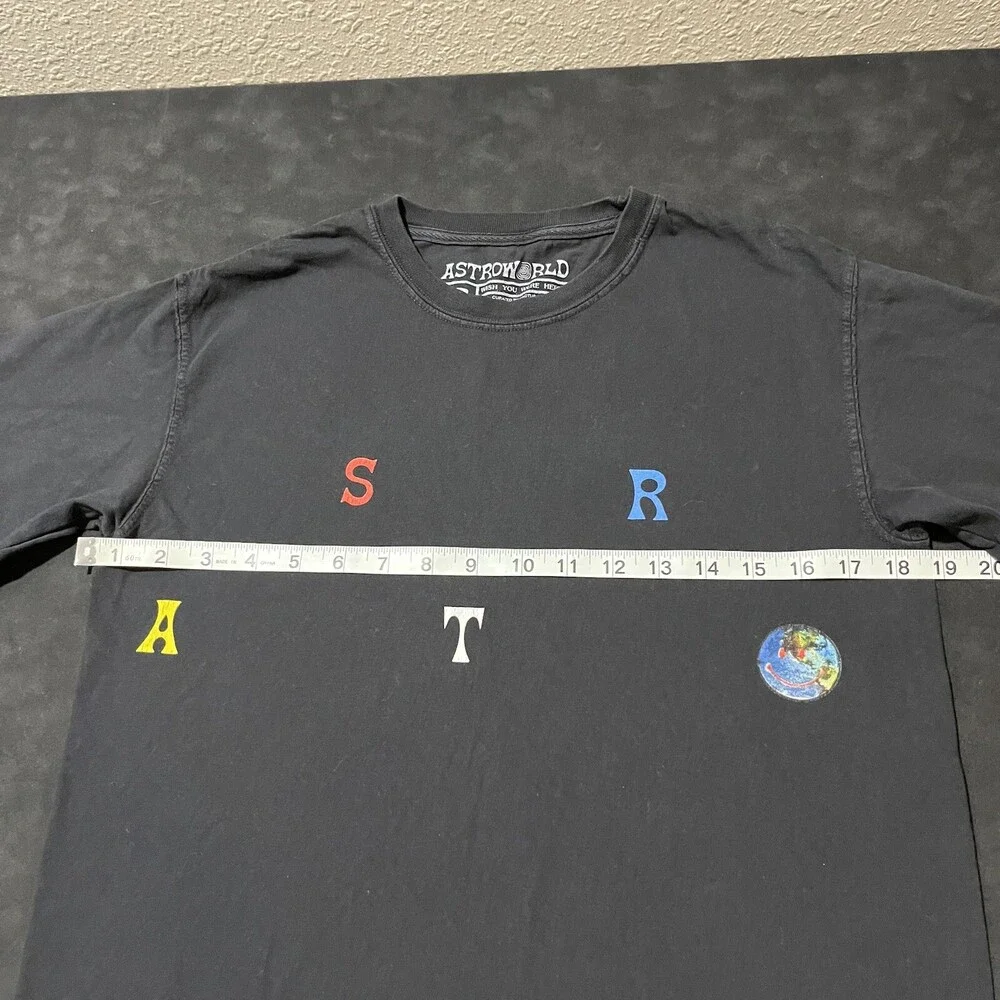 Astroworld Travis Scott Shirt Concert Tour Band Tee All over Wish you were Here